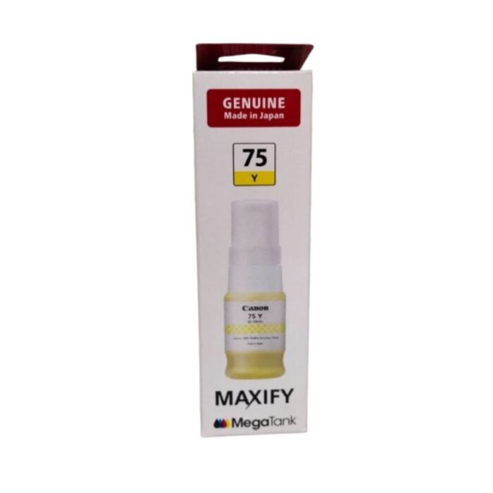 Canon Pixma GI-75 Yellow Ink Bottle Cartridge 40.0ml - Image 1