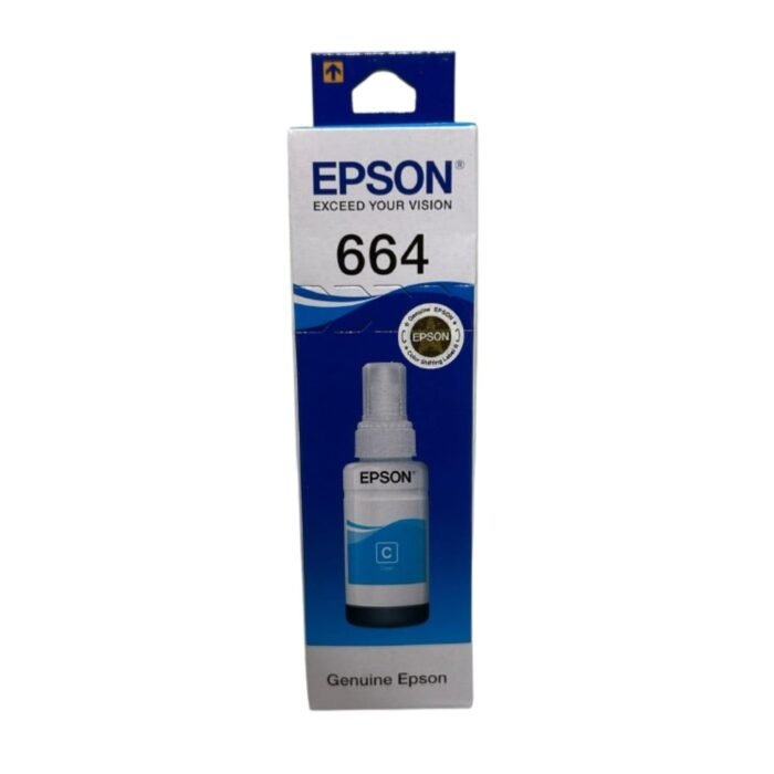 Epson 664 / T6642 Cyan Ink Bottle Cartridge 70ml - Image 1