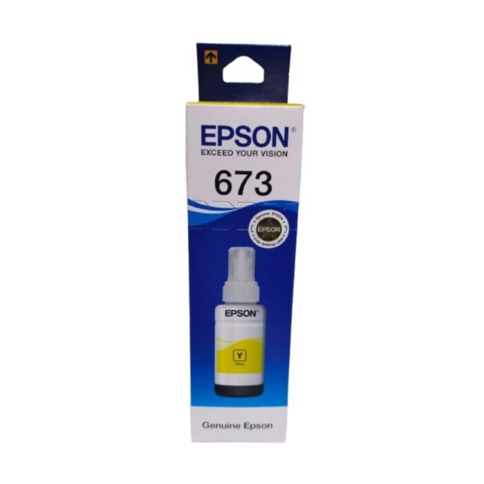 Epson 673 / T6734 YELLOW Ink Bottle Cartridge 70ml - Image 1
