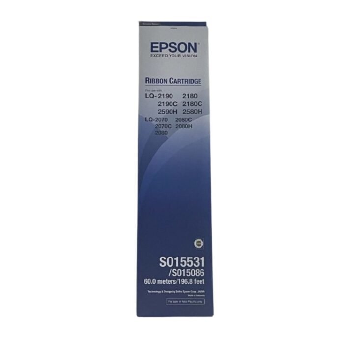 Epson LQ-2190, 2170, 2180, 2590, 2580, 2070, 2080 Ribbon Cartridge - Image 1