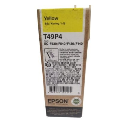 Epson T49P4 SC-F530/F540/F130/F140 INK BOTTLE CARTRIDGE 140ML YELLOW  ORIGINAL