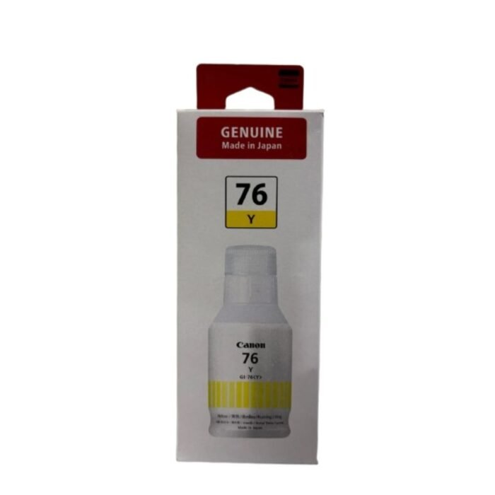 Canon GI-76 / 76 Yellow Ink Bottle Cartridge 135ml - Image 1
