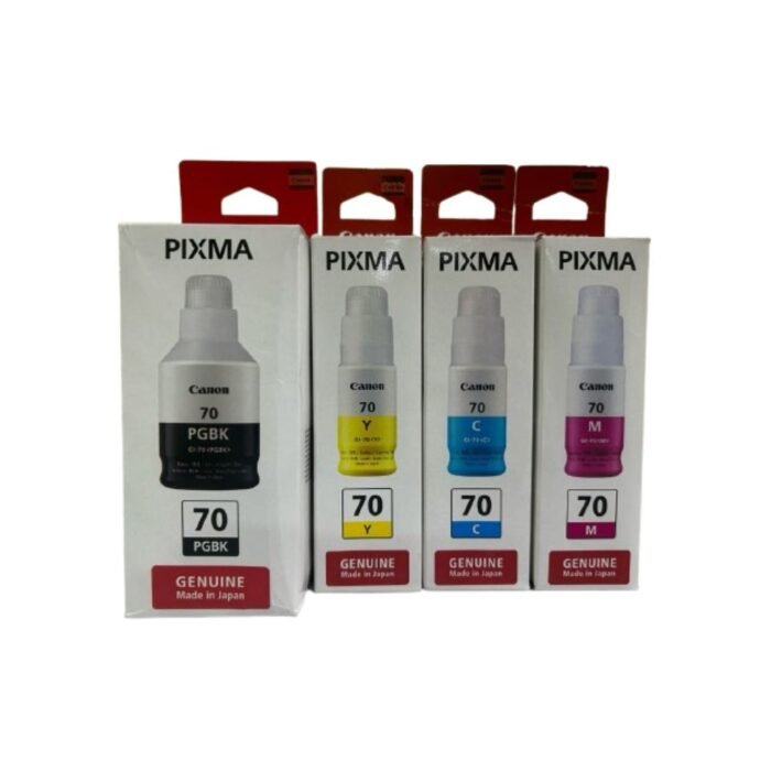 Canon Pixma GI-70 Ink Bottle Cartridge Set - Image 1