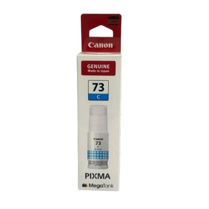 Canon Pixma GI-73 / 73 Cyan Ink Bottle Cartridge 60.0ml - Image 1
