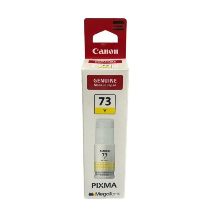 Canon Pixma GI-73 / 73 Yellow Ink Bottle Cartridge 60.0ml - Image 1
