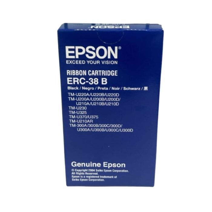 Epson ERC-38B Ribbon Cartridge - Image 1