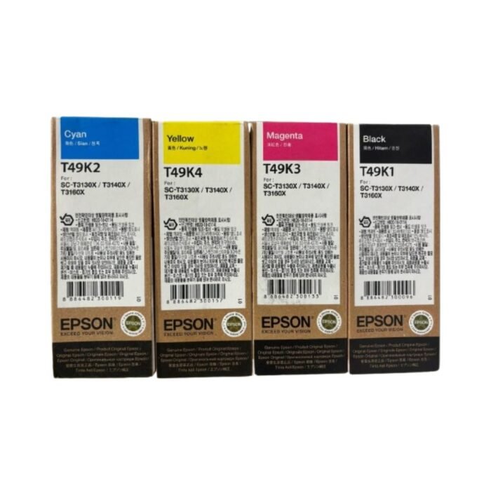 Epson T49K1/2/3/4 Ink Bottle Cartridge Set - Image 1
