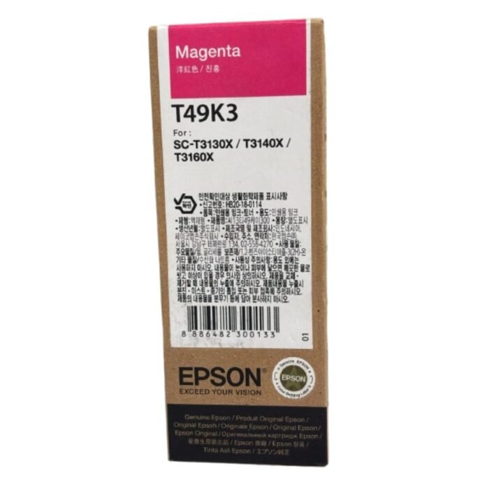Epson T49K3 Magenta Ink Bottle Cartridge 140ml - Image 1