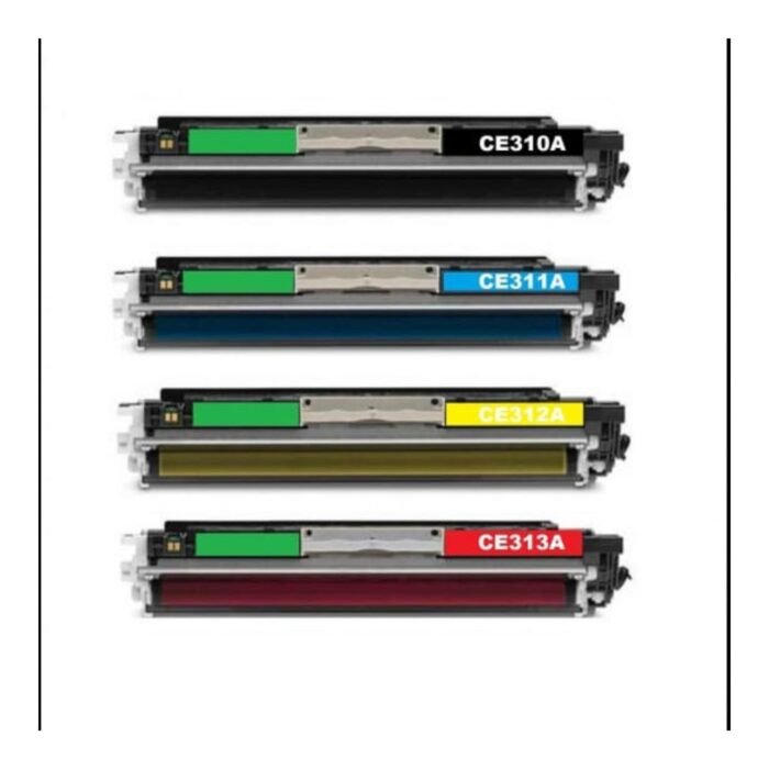 HP 126A / CE310A / CE311A / CE312A / CE313A TONER CARTRIDGE (SET) - Image 1