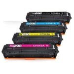 HP 203A / CF540A / CF541A / CF542A / CF543A TONER CARTRIDGE SET OF 4 COLOR