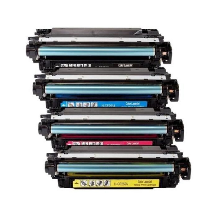 HP 504A / CE250A / CE251A / CE252A / CE253A TONER CARTRIDGE SET OF 4 COLOR - Image 1