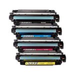 HP 504A / CE250A / CE251A / CE252A / CE253A TONER CARTRIDGE SET OF 4 COLOR