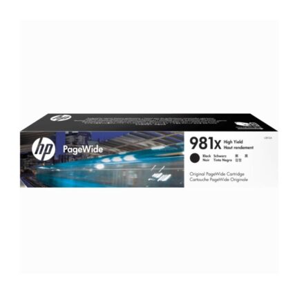 HP 981X High Yield Black Original Page Wide Ink Cartridge (L0R12A)