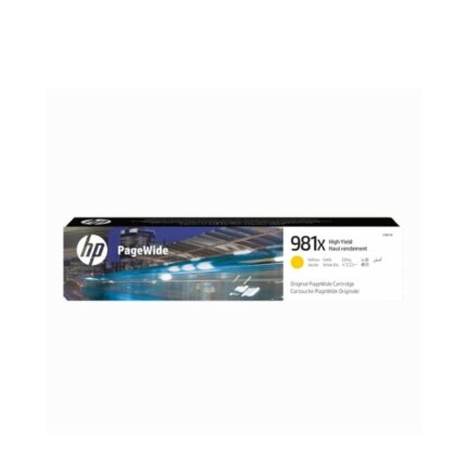 HP 981X High Yield Yellow Original Page Wide Ink Cartridge (L0R11A)