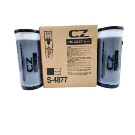 Ink Cartridge S-4877 Black For Use In : Riso Digital Duplicator CZ1860 Ink CZ/CV Type S-4877