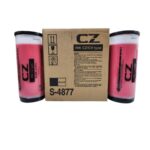 Ink Cartridge S-4877 Red For Use In: Riso Digital Duplicator CZ180 Ink CZ/CV Type S-4877