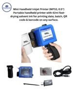 Mini Portable Handheld Inkjet Printer 12.7mm with Solvent Cartridge | Portable Coding & Marking Printer for Date, Batch, Logo & QR Printing - Image 2