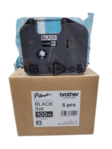 Ink Ribbon BLACK Brother TR-100BK INK 100M